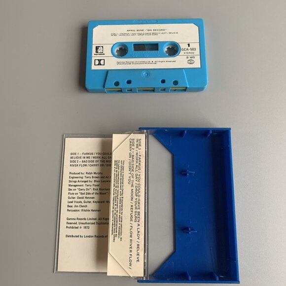 April Wine – On Record Cassette - Aquarius Records (3) – GCA-503 - Aquarius 1972 - Picture 5 of 5